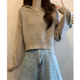 ニットパーカーフード付き ニットセーター | SUNSHINE CLOSET | 詳細画像8 