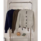 ショート丈ニットカーディガンポケット付き | SUNSHINE CLOSET | 詳細画像13 