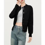 ショート丈ニットカーディガンポケット付き | SUNSHINE CLOSET | 詳細画像5 