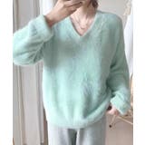 シャギーニットトップスふわふわニット秋冬 | SUNSHINE CLOSET | 詳細画像14