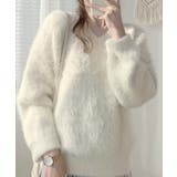 シャギーニットトップスふわふわニット秋冬 | SUNSHINE CLOSET | 詳細画像2