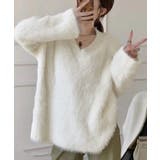 シャギーニットトップスふわふわニット秋冬 | SUNSHINE CLOSET | 詳細画像24
