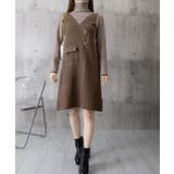レイヤード風ニットワンピース レディース | SUNSHINE CLOSET | 詳細画像15 