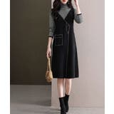 レイヤード風ニットワンピース レディース | SUNSHINE CLOSET | 詳細画像4 