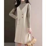 レイヤード風ニットワンピース レディース | SUNSHINE CLOSET | 詳細画像8 