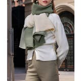 リバーシブルマフラー 配色 大判ストール | SUNSHINE CLOSET | 詳細画像11 