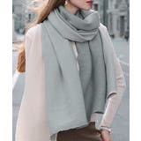 リバーシブルマフラー 配色 大判ストール | SUNSHINE CLOSET | 詳細画像9 