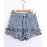 レディース 裾フリルデニムショーパン 美脚脚長 | SUNSHINE CLOSET | 詳細画像21