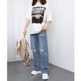 ロングtシャツ ビッグシルエットTシャツ | ANGELCLOSET | 詳細画像13