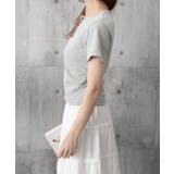 レディース ヘンリーネック半袖T リボン刺しゅうタイトトップス | SUNSHINE CLOSET | 詳細画像23 