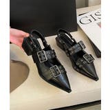 チャンキーヒールパンプスレディース 歩きやすいバックストラップパンプスモード系バ… | SUNSHINE CLOSET | 詳細画像14 