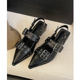 チャンキーヒールパンプスレディース 歩きやすいバックストラップパンプスモード系バ… | SUNSHINE CLOSET | 詳細画像15 