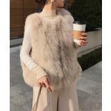 フェイクファーベスト ふわふわファージレ | SUNSHINE CLOSET | 詳細画像1