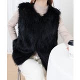 フェイクファーベスト ふわふわファージレ | SUNSHINE CLOSET | 詳細画像10