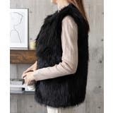 フェイクファーベスト ふわふわファージレ | SUNSHINE CLOSET | 詳細画像11