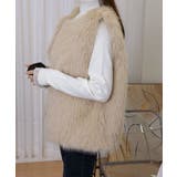 フェイクファーベスト ふわふわファージレ | SUNSHINE CLOSET | 詳細画像16