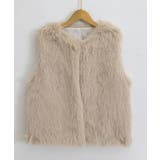 フェイクファーベスト ふわふわファージレ | SUNSHINE CLOSET | 詳細画像18