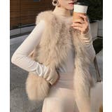 フェイクファーベスト ふわふわファージレ | SUNSHINE CLOSET | 詳細画像2