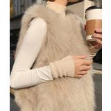 フェイクファーベスト ふわふわファージレ | SUNSHINE CLOSET | 詳細画像7