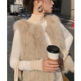 フェイクファーベスト ふわふわファージレ | SUNSHINE CLOSET | 詳細画像8