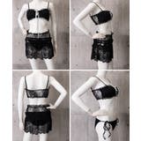 フロントリボンビキニ セクシーショーツ シアーレーススカート付き | SUNSHINE CLOSET | 詳細画像18 