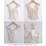花柄レースキャミトップス大人フェミニン春夏ノースリーブトップス シアービスチェシ… | SUNSHINE CLOSET | 詳細画像19