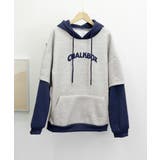 裏起毛 レイヤード風 パーカーレディース | SUNSHINE CLOSET | 詳細画像18 