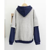 裏起毛 レイヤード風 パーカーレディース | SUNSHINE CLOSET | 詳細画像19 