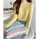ベーシックニットカットソー きれいめ シンプルニットインナー | SUNSHINE CLOSET | 詳細画像2 