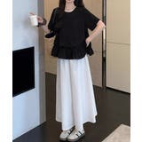 アシンメトリーフリルtシャツ 異素材夏服 | SUNSHINE CLOSET | 詳細画像10 