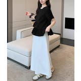 アシンメトリーフリルtシャツ 異素材夏服 | SUNSHINE CLOSET | 詳細画像4 