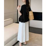 アシンメトリーフリルtシャツ 異素材夏服 | SUNSHINE CLOSET | 詳細画像6 