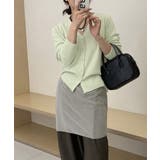 Vネック ニットカーディガン韓国風ニット | SUNSHINE CLOSET | 詳細画像17