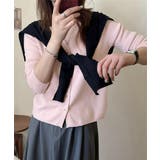 Vネック ニットカーディガン韓国風ニット | SUNSHINE CLOSET | 詳細画像2