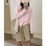 Vネック ニットカーディガン韓国風ニット | SUNSHINE CLOSET | 詳細画像4