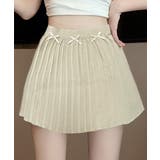 リボン付きプリーツミニスカートレディース | SUNSHINE CLOSET | 詳細画像3 