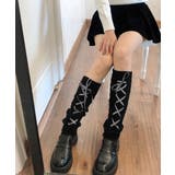 レースアップニットレッグウォーマー暖かい | SUNSHINE CLOSET | 詳細画像7 
