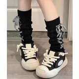 レースアップニットレッグウォーマー暖かい | SUNSHINE CLOSET | 詳細画像9 