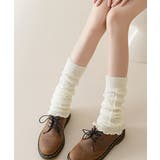 秋冬リブ編みニットレッグカバー 暖かルーズソックス韓国ガーリーバレエコア あった… | SUNSHINE CLOSET | 詳細画像2