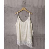 細めストラップキャミトップ レディース 上品光沢感アシンメトリーロングキャミ | SUNSHINE CLOSET | 詳細画像15 