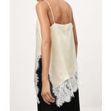 細めストラップキャミトップ レディース 上品光沢感アシンメトリーロングキャミ | SUNSHINE CLOSET | 詳細画像8 