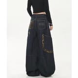 レトロ風ロングパンツ レディース ハイウエスト | SUNSHINE CLOSET | 詳細画像12 