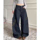 レトロ風ロングパンツ レディース ハイウエスト | SUNSHINE CLOSET | 詳細画像2 