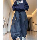 レトロ風ロングパンツ レディース ハイウエスト | SUNSHINE CLOSET | 詳細画像21 