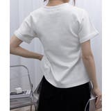 フロントスリットtシャツレディース韓国風 | ANGELCLOSET | 詳細画像16