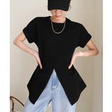 フロントスリットtシャツレディース韓国風 | ANGELCLOSET | 詳細画像4