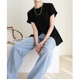 フロントスリットtシャツレディース韓国風 | ANGELCLOSET | 詳細画像5