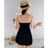 大人可愛い体型カバー水着 背中見せ 海水浴大人っぽい水着フェミニン | SUNSHINE CLOSET | 詳細画像8 