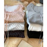 ショート丈インナートップス 小花柄と無地 リブTシャツ | SUNSHINE CLOSET | 詳細画像19 