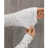 ショート丈インナートップス 小花柄と無地 リブTシャツ | SUNSHINE CLOSET | 詳細画像23 